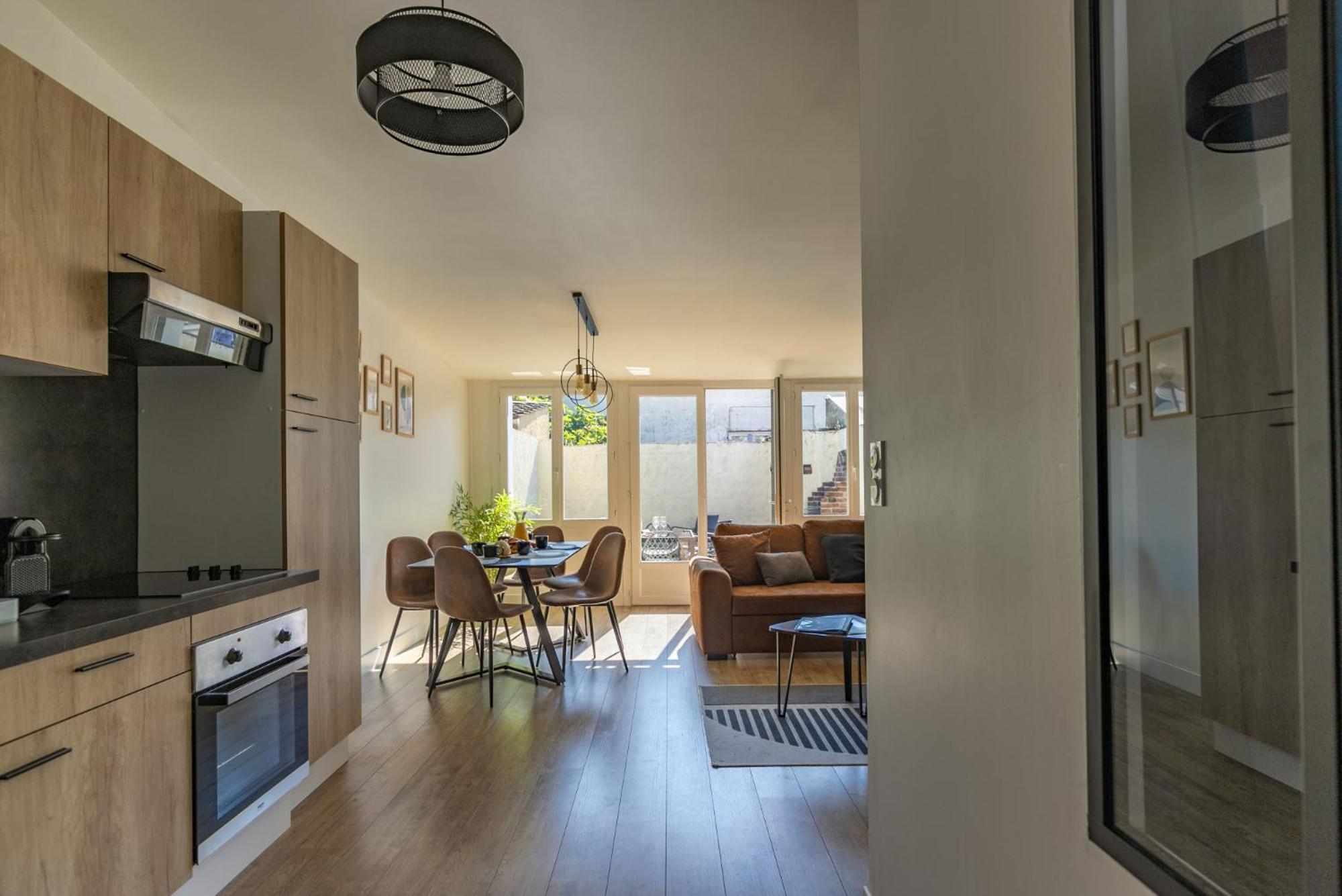 Le Patio - Spacieux T3 Avec Climatisation Et Jardin Privatif Bergerac Eksteriør billede