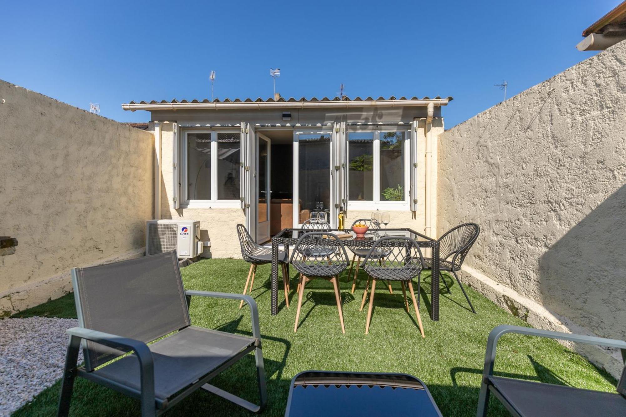 Le Patio - Spacieux T3 Avec Climatisation Et Jardin Privatif Bergerac Eksteriør billede
